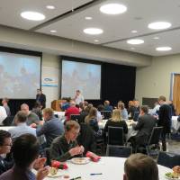 ICMA Graduate Chapter students and area city/county leaders